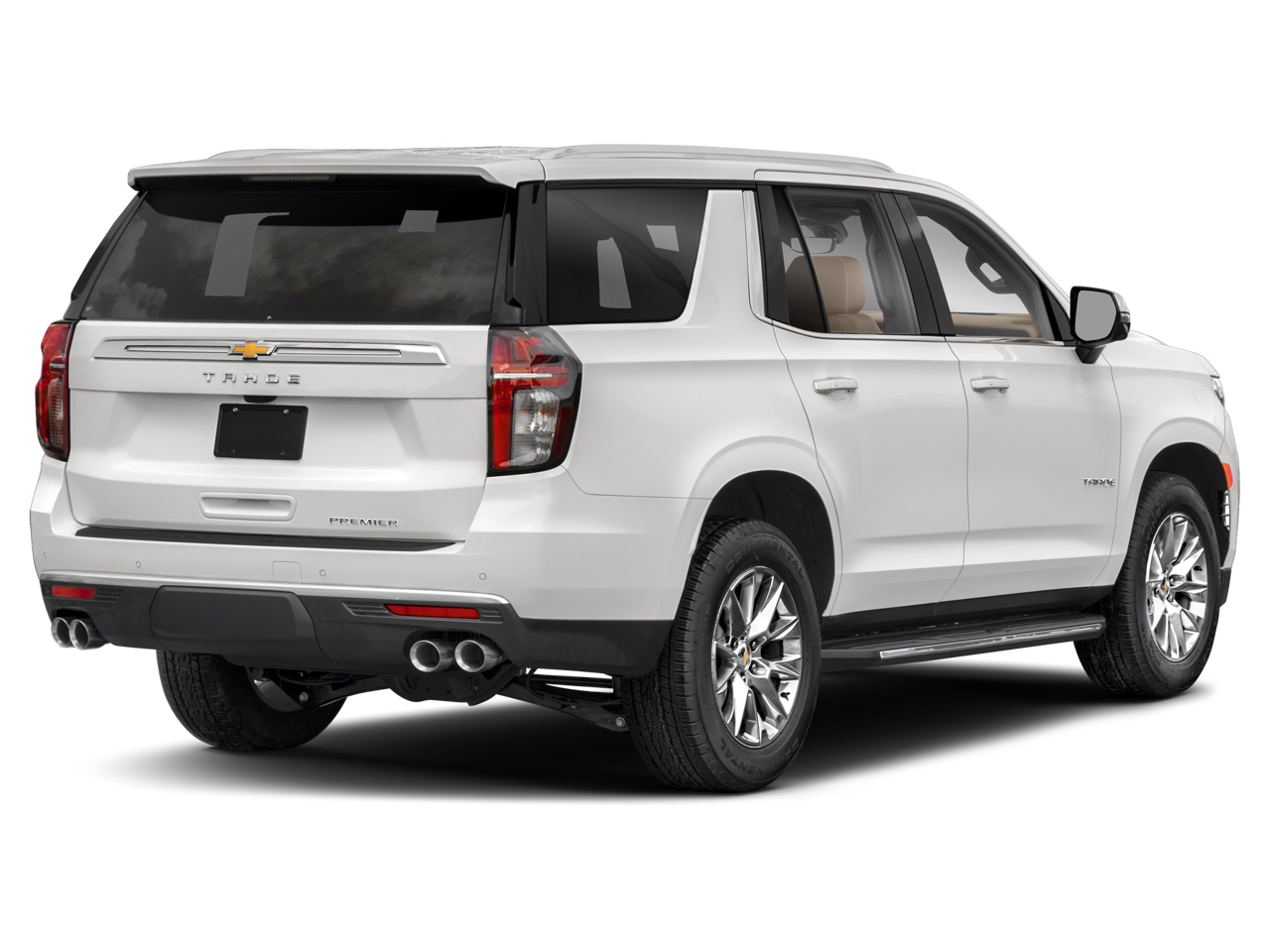 2021 Chevrolet Tahoe — rear three-quarter view