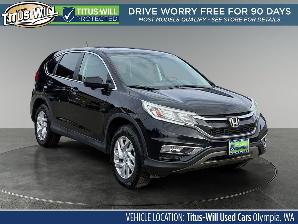 2016 Honda CR-V EX in Black — front three-quarter view