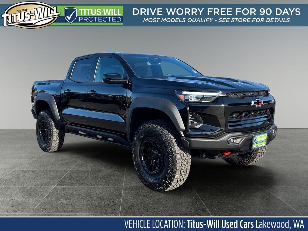 2024 Chevrolet Colorado ZR2 in Black — front three-quarter view
