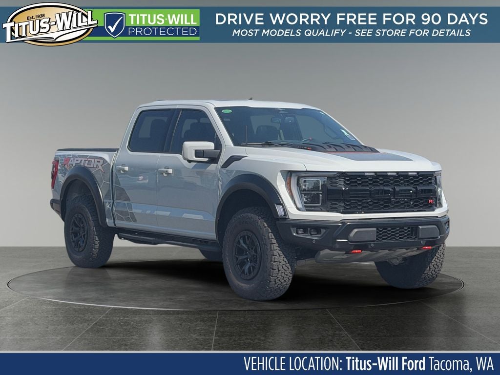 2023 Ford F-150 Raptor R 5.2 SUPERCHARGED in Gray — front three-quarter view