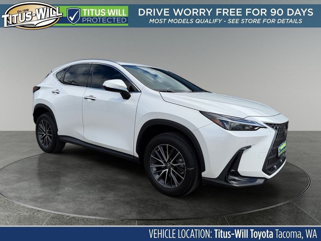 2023 Lexus NX 350 Premium in Eminent White Pearl — front three-quarter view