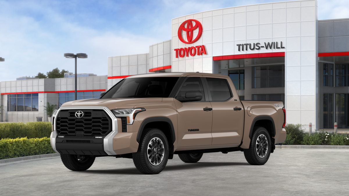 2026 Toyota Tundra SR5 in Mudbath — front three-quarter view