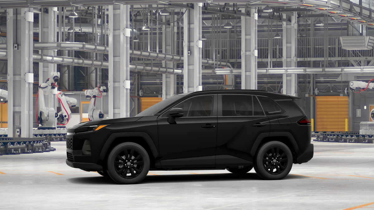 2026 Toyota RAV4 — rear three-quarter view