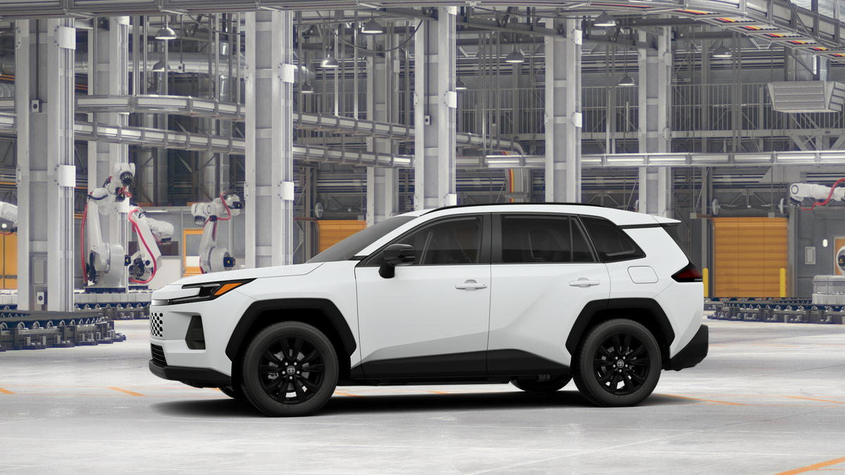 2026 Toyota RAV4 — rear three-quarter view