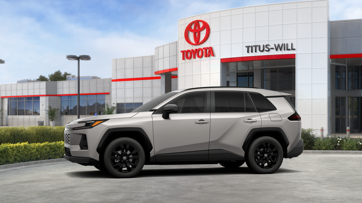 2026 Toyota RAV4 — rear three-quarter view