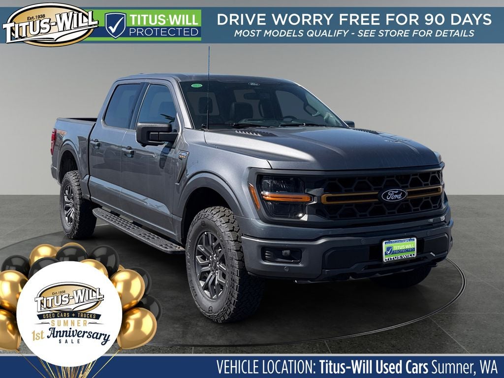 2026 Ford F-150 Tremor in Gray — front three-quarter view